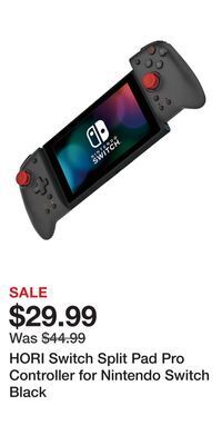 Game Stop Hori switch split pad pro controller for nintendo switch black offer