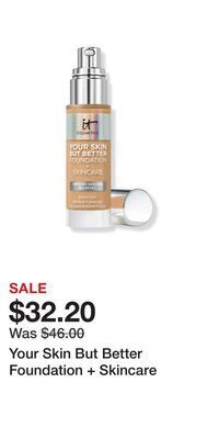 Ulta Beauty Your skin but better foundation + skincare offer