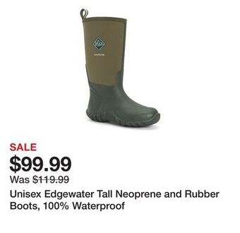 Tractor Supply Company Unisex edgewater tall neoprene and rubber boots, 100% waterproof offer