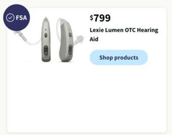 Walgreens Lexie lumen otc hearing aid offer