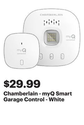 Best Buy Chamberlain - myq smart garage control - white offer
