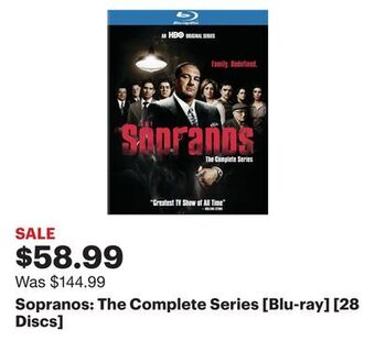 Best Buy Sopranos: the complete series [blu-ray] [28 discs] offer