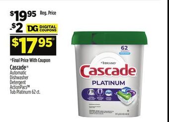 Dollar General Cascade® offer