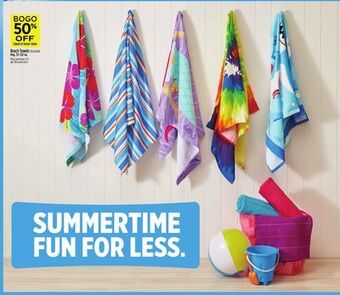 Dollar General Beach towels offer