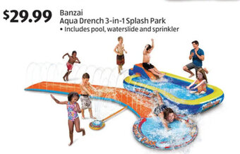 Aldi Banzai Aqua Drench 3-in-1 Splash Park offer
