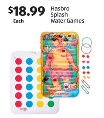 Aldi Hasbro Splash Water Games offer