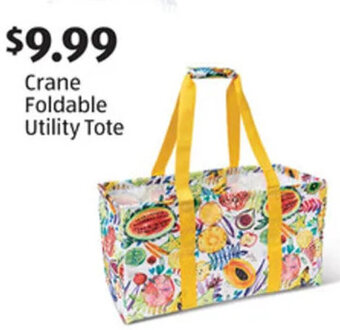 Aldi Crane Foldable Utility Tote offer