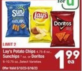 Albertsons Lay's Potato Chips offer