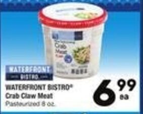 Albertsons Waterfront Bistro Crab Claw Meat offer