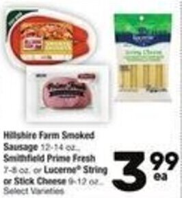 Albertsons Hillshire Farm Smoked Sausage 12-14 oz offer