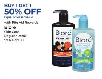 Rite Aid Bioré skin care offer