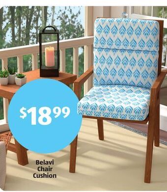 Aldi Belavi chair cushion offer