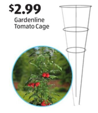 Aldi Gardenline tomato cage offer