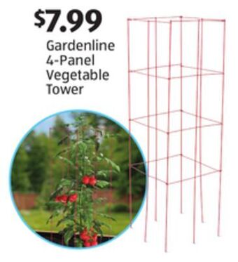 Aldi Gardenline 4-panel vegetable tower offer
