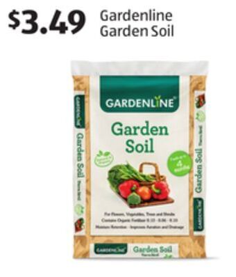 Aldi Gardenline garden soil offer