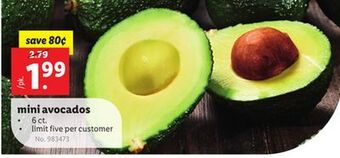 Lidl Mini avocados offer