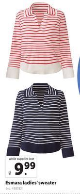 Lidl Esmara ladies' sweater offer