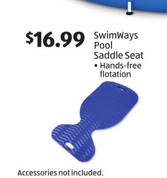 Aldi Swimways pool saddle seat offer