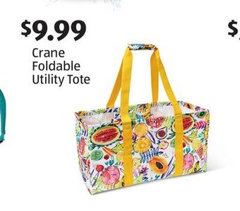 Aldi Crane foldable utility tote offer