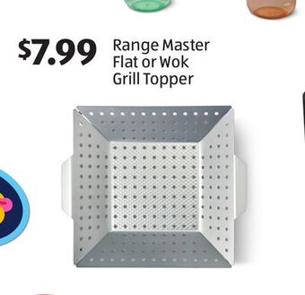 Aldi Range master flat or wok grill topper offer