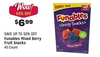 Grocery Outlet Mixed berry fruit snacks offer