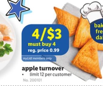 Lidl Apple turnover offer