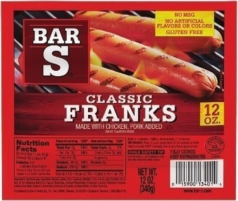 Kroger Bar-s hot dogs offer