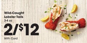 Kroger Wild-caught lobster tails offer