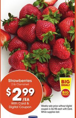 Kroger Strawberries offer