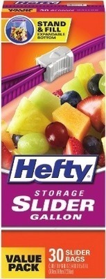 Kroger Hefty storage slider bags offer