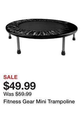 Dick's Sporting Goods Fitness gear mini trampoline offer
