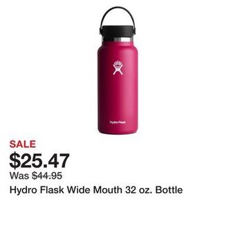 Dick's Sporting Goods Hydro flask wide mouth 32 oz. bottle offer