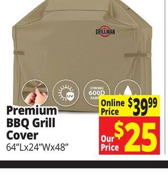 Ocean State Job Lot Premium bbq grill cover offer