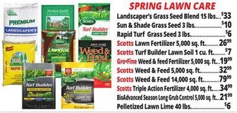 Ocean State Job Lot Planting & lawn care offer
