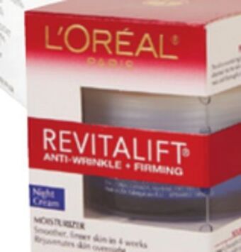 Ocean State Job Lot L'oreal revitalift anti-wrinkle + firming night cream, 1.7 oz offer