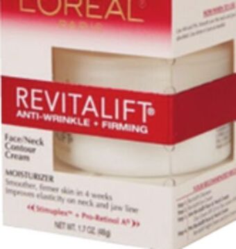 Ocean State Job Lot L'oreal revitalift anti-wrinkle + firming face/neck contour cream, 1.7 oz offer