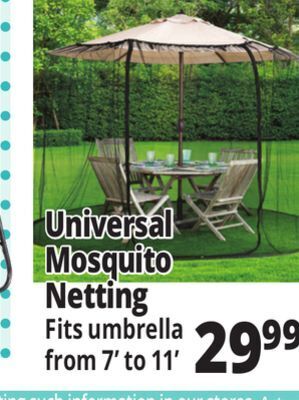 Ocean State Job Lot Universal mosquito netting offer