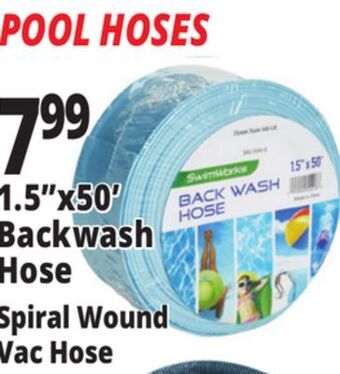 Ocean State Job Lot Swimworks back wash hose, 1.5 x 50' offer