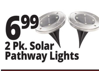 Ocean State Job Lot Solar pathway lights, 2-pack offer