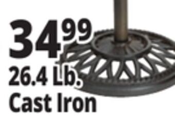 Ocean State Job Lot Cast iron patio umbrella base, 26 lbs offer