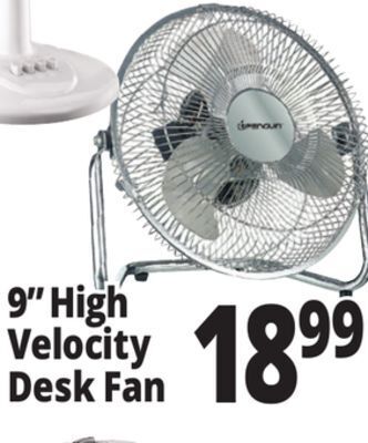 Ocean State Job Lot Penguin 9 high velocity floor fan offer