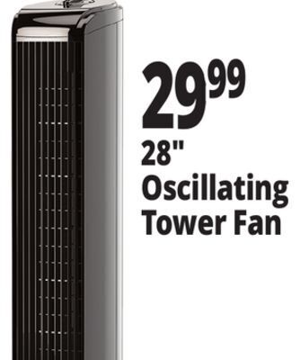 Ocean State Job Lot Penguin tower fan, 28 offer