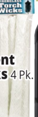 Ocean State Job Lot Fiberglass torch wicks, 4 pack offer