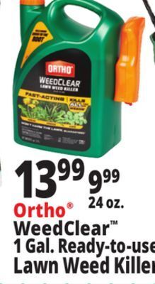 Ocean State Job Lot Ortho weedclear 1 gal. ready-to-use lawn weed killer offer