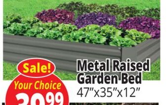 Ocean State Job Lot Metal raised garden bed offer