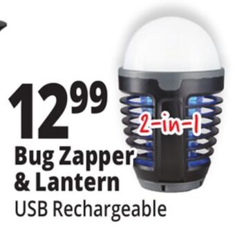 Ocean State Job Lot 2-in-1 rechargeable bug zapper & lantern offer