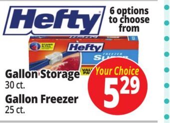 Ocean State Job Lot Hefty gallon storage offer