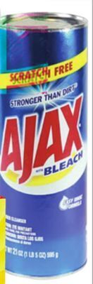 Ocean State Job Lot Ajax with bleach powder cleanser, 21 oz offer