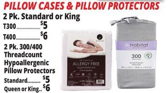 Ocean State Job Lot Pillow cases & pillow protectors offer