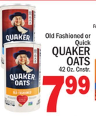 C Town Quaker oats offer